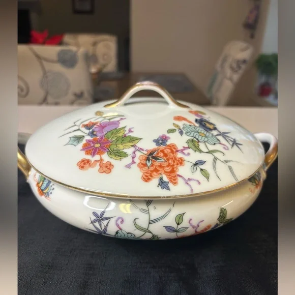 Vintage Royal Schwarzburg Tanglewood Covered Vegetable Dish - Picture 2 of 8